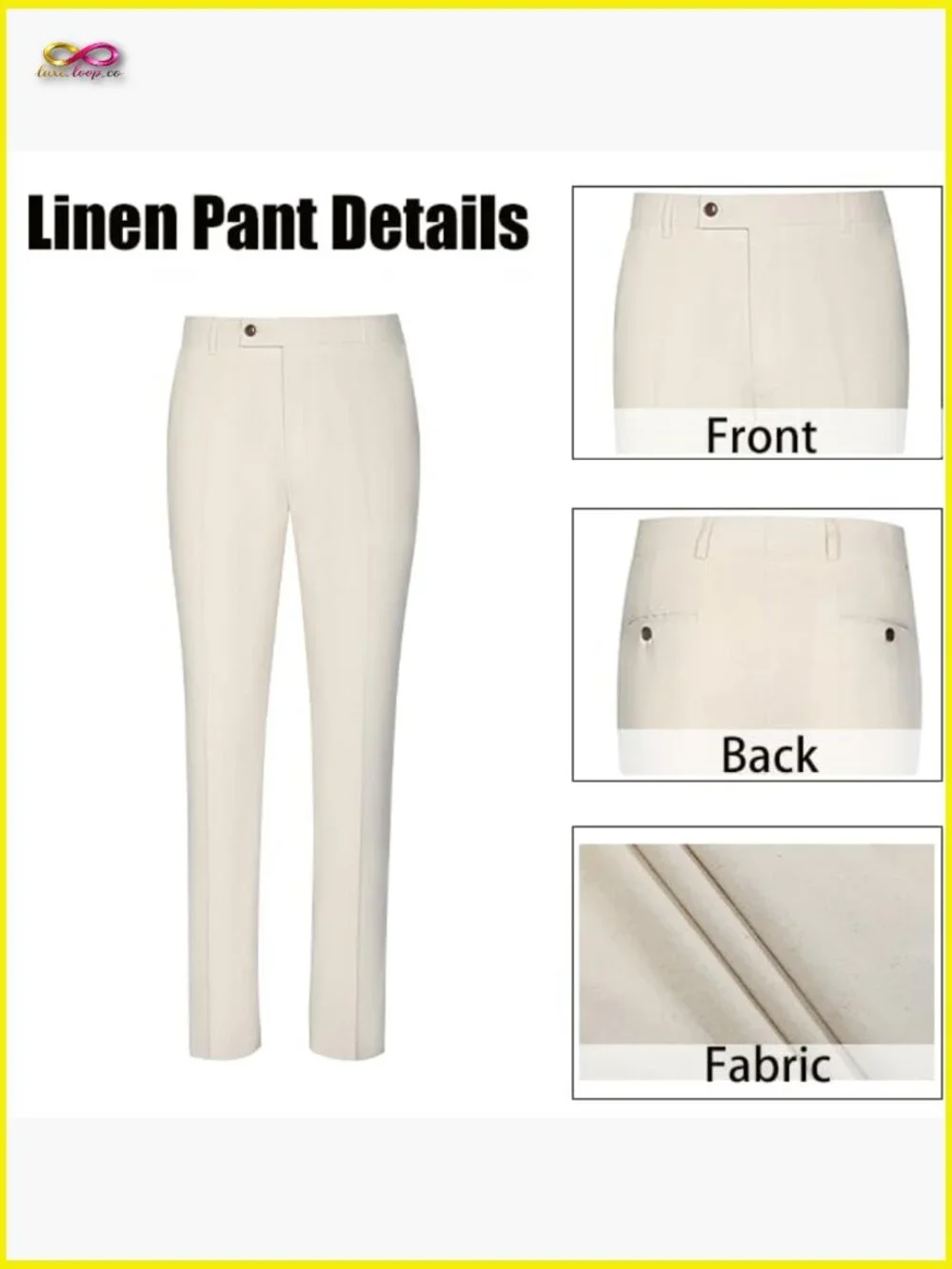 Slim Fit Linen Suit Set Formal Wedding Business Casual Classic Mens Outfits